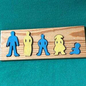 Vintage Creative playthings Puzzle Family figures by Antonio Vitali 1960’s